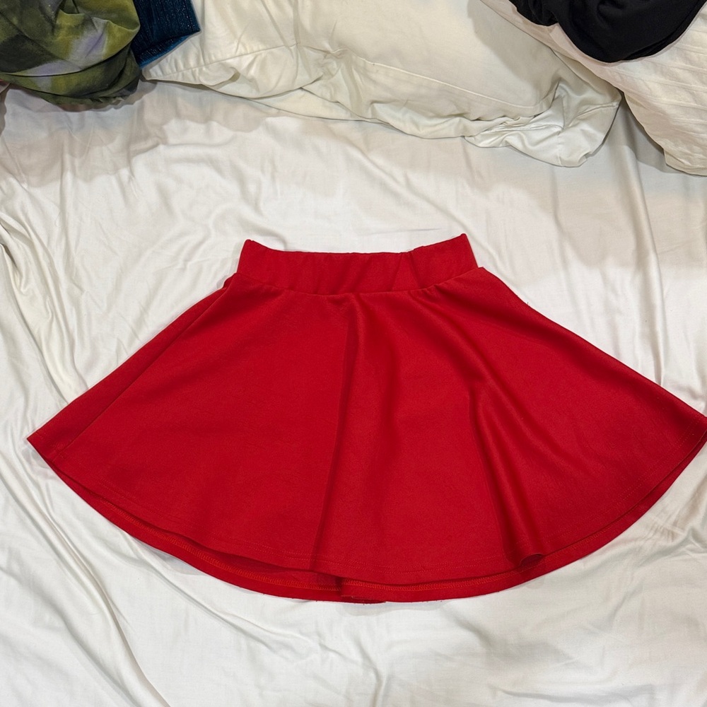 Prada Vibrant Red Mini Skirt